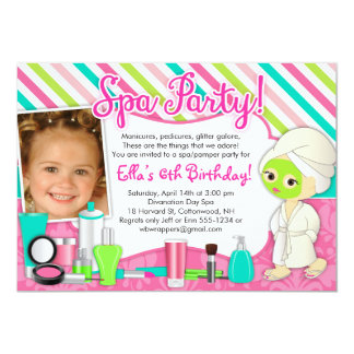 spa invitations