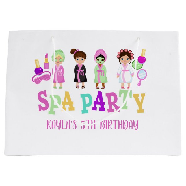 Spa Party Gift Bag - Girls (Front)
