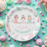 Spa Party Girl Birthday Paper Plate<br><div class="desc">Spa Party Girl Birthday Paper Plate. Matching items available.</div>