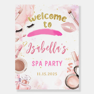 Spa Party Girl Glamour Makeup Birthday Foam Board