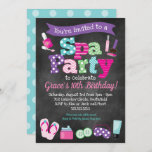 Spa Party Invitation - Kids Birthday Spa Party at Zazzle