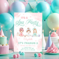 Spa Party Pastel Kids Birthday 