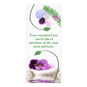 Spa Purple Rack Card