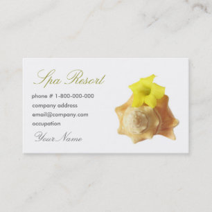 Spa Resort Business Card