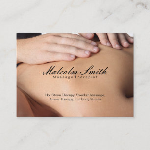 Spa Retreat   Massage (appointment card) Appointment Card