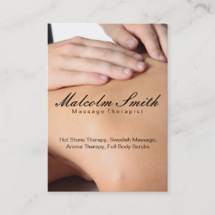 Spa Retreat   Massage (appointment card) Appointment Card