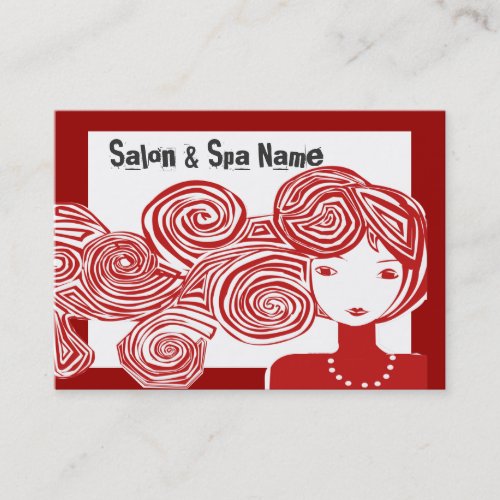 Spa Salon Fantasy Business Cards