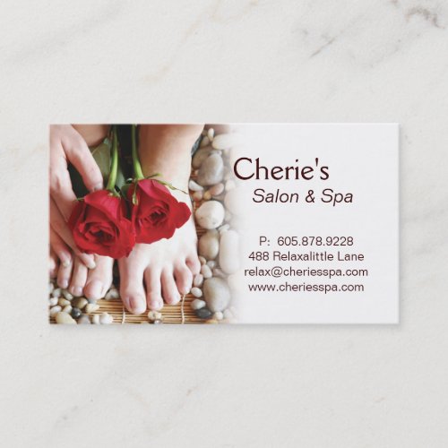 Spa _ Salon Pedicure Manicure 2 Business Card