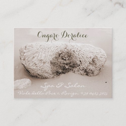 Spa, Salon &amp; Wellness Business Card Template