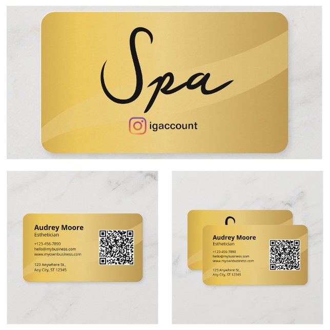 Spa Services Esthetician Business Card (Spa Services Esthetician Business Card
)