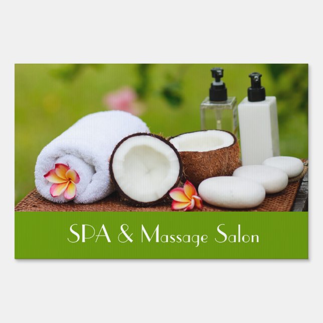 SPA setting Yard Sign (Front)