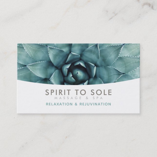 Spa Slogans Business Cards (Front)