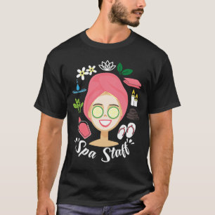 Spa Staff Party Squad Esthetician Beautician T-Shirt