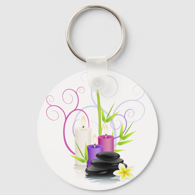 Spa theme keychain (Front)