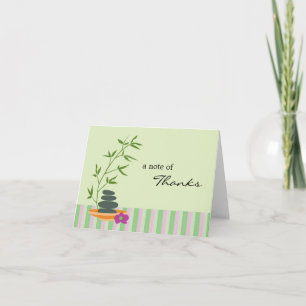 Spa Theme Thank You Card