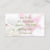 Spa Themed Business Card (Back)