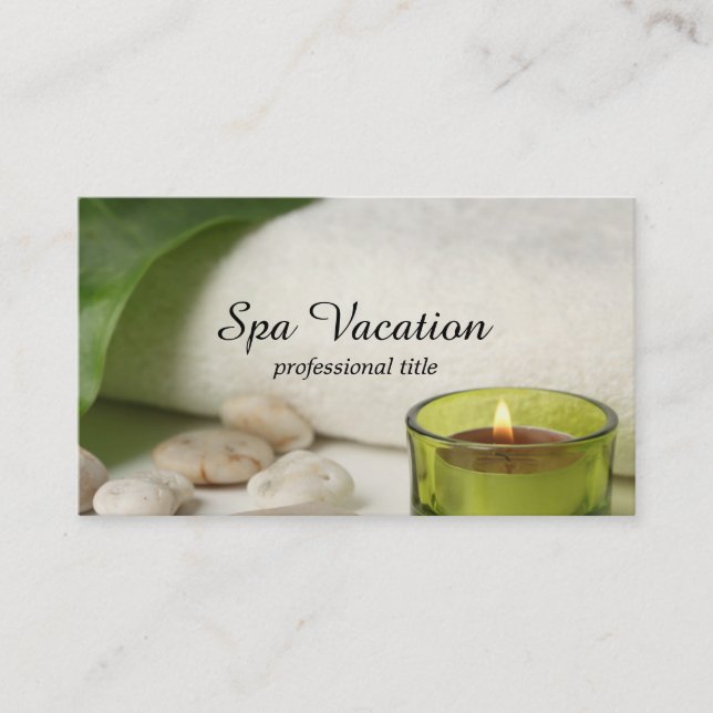 Spa | Tranquil Business Card (Front)