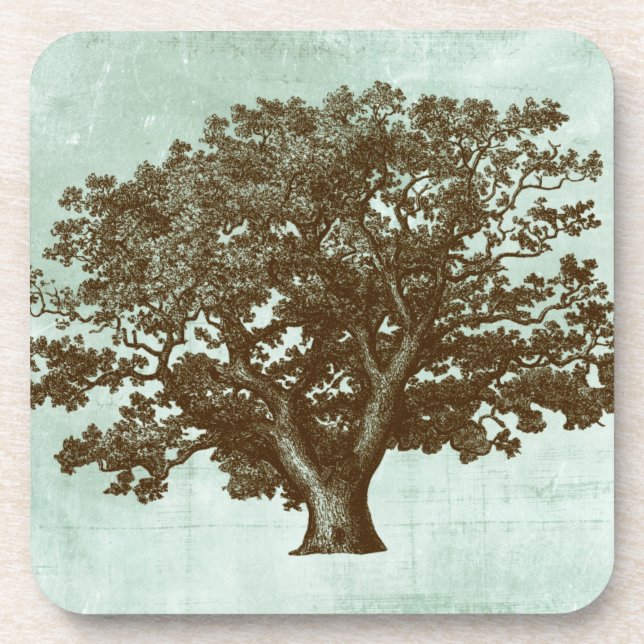 Spa Tree IV Beverage Coaster (Front)