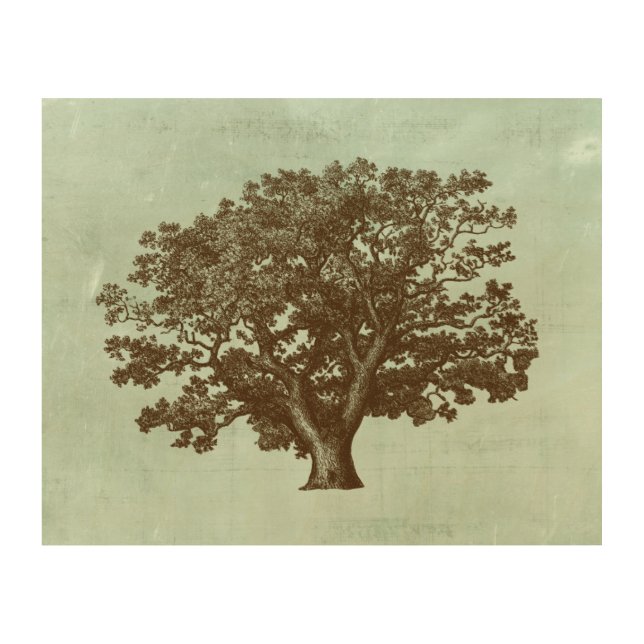 Spa Tree IV Wood Wall Decor (Front)