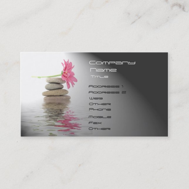 SPA, Wellness Business Card (Front)