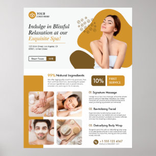 Spa, Wellness center, Beauty Care Poster