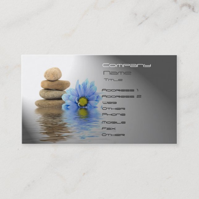 SPA, Wellness, Massage Business Card (Front)