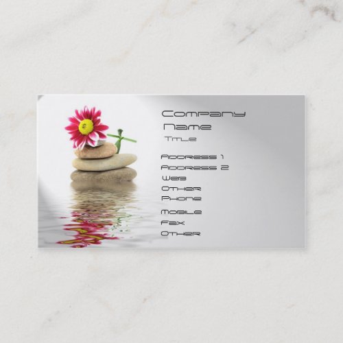 SPA, Wellness, Massage Business Card