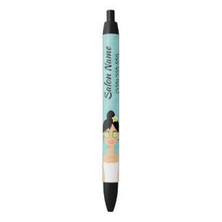 Spa Woman Illustration Custom Spa Business Pen