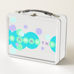 Space 2 to customize up to 8 letters Lunchbox