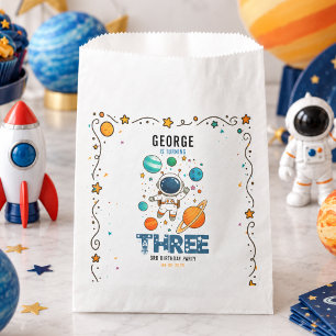 Space Adventure 3rd Birthday Outer Space for Kid Favor Bag