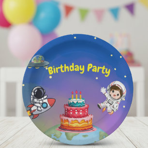 Space Adventure Birthday  Paper Plates