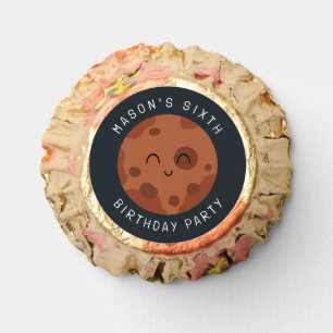 Space Adventure Playful Kids Birthday Cute Planet Reese's Peanut Butter Cups