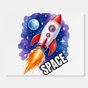 Space Adventure Poster Adventure Awaits