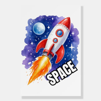 Space Adventure Poster | Adventure Awaits Among