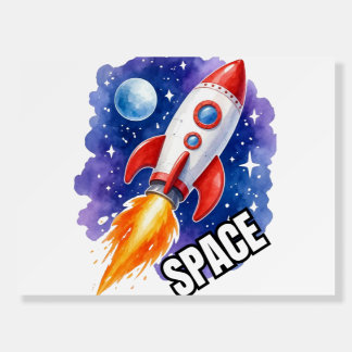 Space Adventure Poster | Adventure Awaits Among