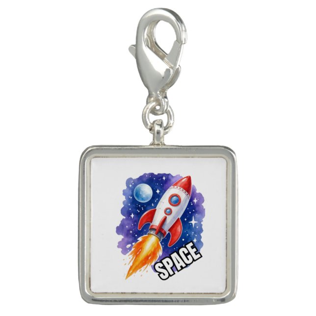 Space Adventure Poster | Adventure Awaits Among  Charm (Front)
