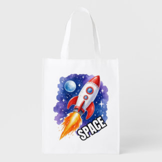 Space Adventure Poster | Adventure Awaits Among Grocery Bag