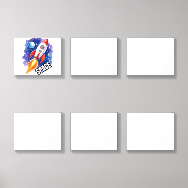 Space Adventure Poster | Adventure Awaits  Foam Core Photo Tile (Front Set)