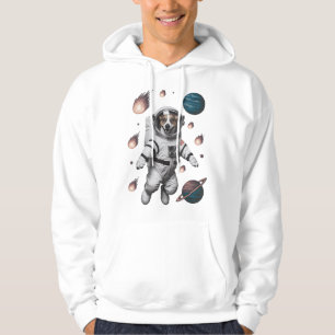 Space Adventure With A Dog Astronaut Hoodie