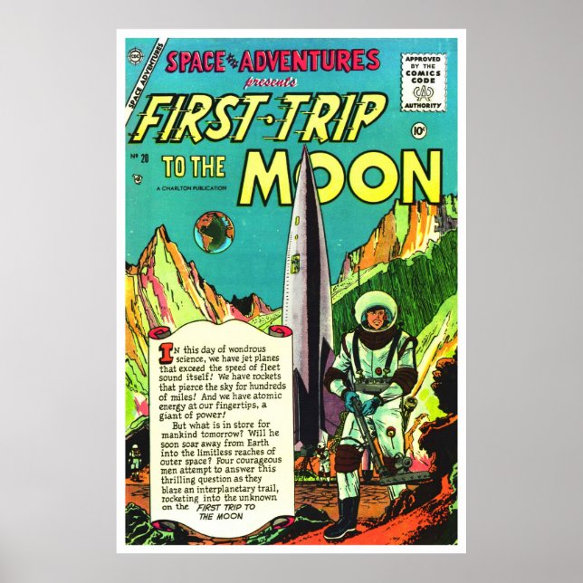Space Adventures #20 (1956) Poster (Front)