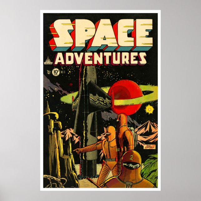 Space Adventures #5 (1953) Poster (Front)