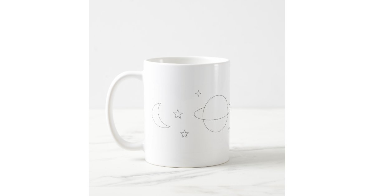 Space Aesthetic Mug, Zazzle