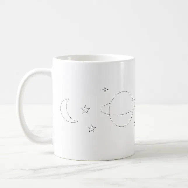 Space Aesthetic Mug, Zazzle