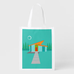 Space Age Cartoon Reusable Bag