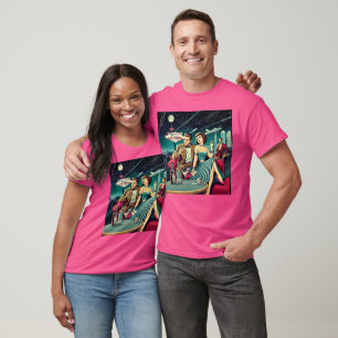 Space Age Las Vegas Martini Party T-Shirt