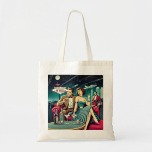 Space Age Las Vegas Martini Party Tote Bag