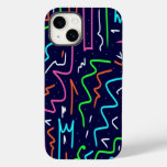 Space Age Maze Abstract Print Case-Mate iPhone 14 Case