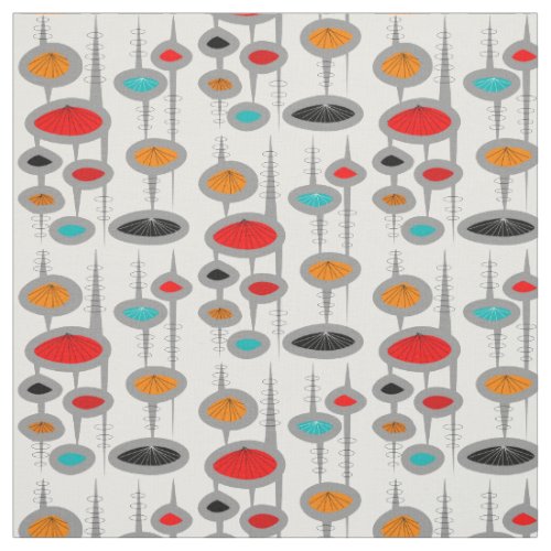 Space Age Ovals  Fabric