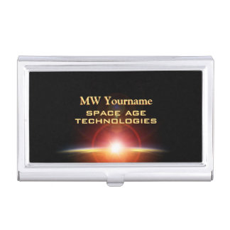 Space age technologies, solar flare business card case