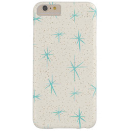 Space Age Turquoise Starbursts iPhone Case